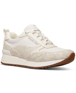 Michael Kors Women's Allie Stride Trainer Lace-Up Sneakers